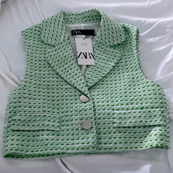Zara Tops - Beautiful Zara button up vest, XS